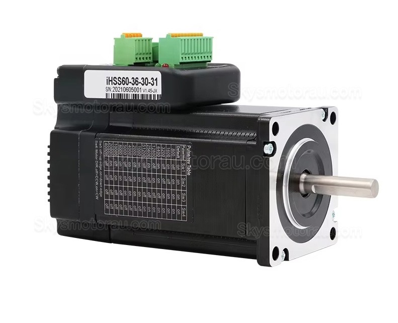 JMC iHSS60-36-30-30/31/SC NEMA 23 Integrated Closed Loop Stepper Motor 1.8 Deg 3Nm 5A 36V 2 Phase